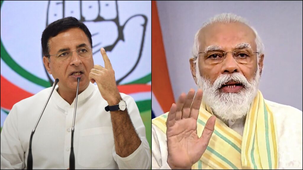 Randeep Singh Surjewala Targeted PM Modi