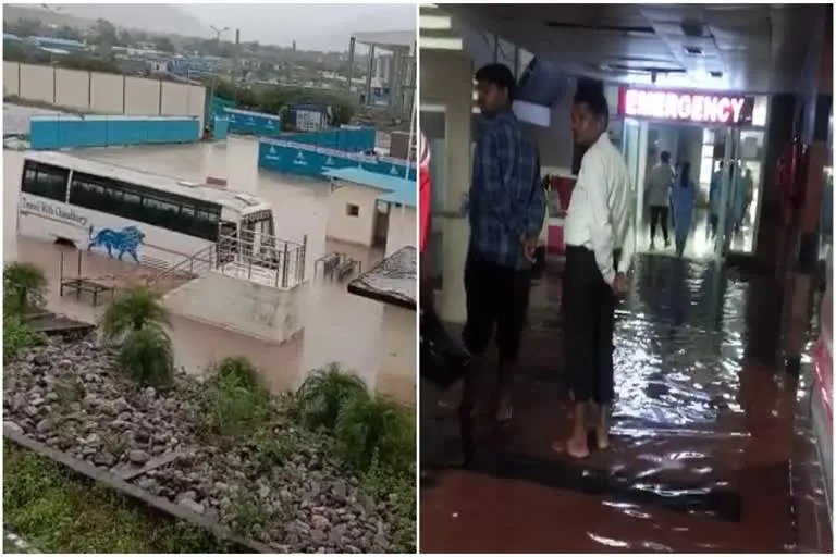Flood At Airport And Aiims