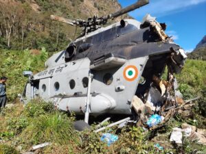 Helicopter Crashes In Arunachal Pradesh