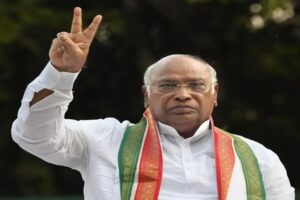 Kharge Take Congress President Charge