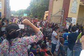 Students Protest In Bhu 