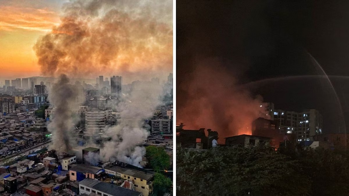 Fire Outbreaks In Dharavi : धारावी में लगी भीषण आग, इलाके में मची अफरातफरी