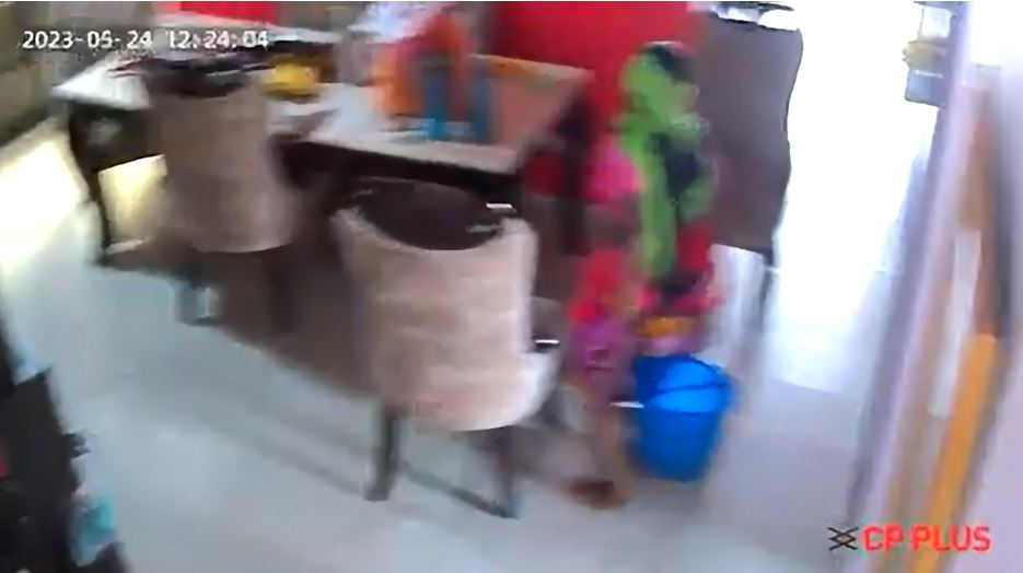 Maid Wiping Flat With Urine : पानी में पेशाब मिलाकर मेड ने लगाया पोछा, पुलिस ने किया गिरफ्तार